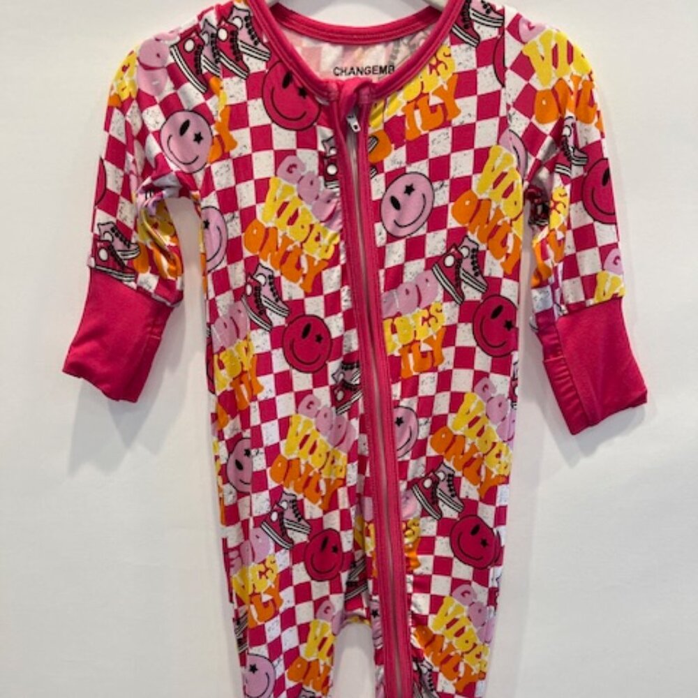 NEW  Pink Bamboo Pajamas Onesie